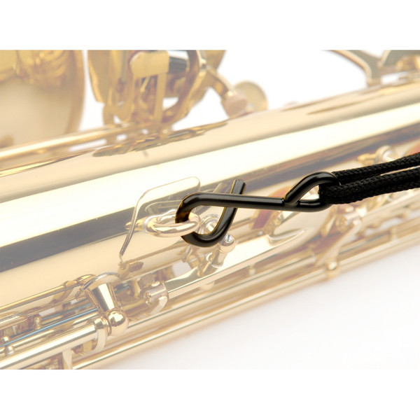 Rico Fabric Saxophone Strap, Black