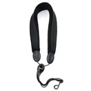 Rico Padded Saxophone Strap, Soprano and Alto, Black