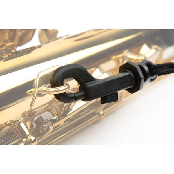 Rico Fabric Saxophone Strap, Plastic Snap Hook