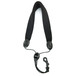 Rico Padded Saxophone Strap, Black with Plastic Snap Hook