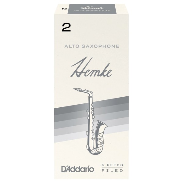 D'Addario Hemke Alto Saxophone Reeds, 2 (5 Pack)