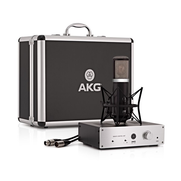 AKG P820 Tube Large Diaphragm Microphone, Black