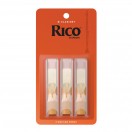 Rico by D'Addario Bb Clarinet Reeds, 3 (3 Pack)