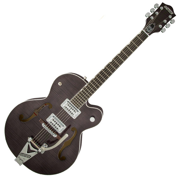 Gretsch G6120SH Brian Setzer Hot Rod, Tuxedo Black/Flame Maple