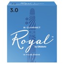 Royal by D'Addario Bb Clarinet Reeds, 3 (10 Pack)