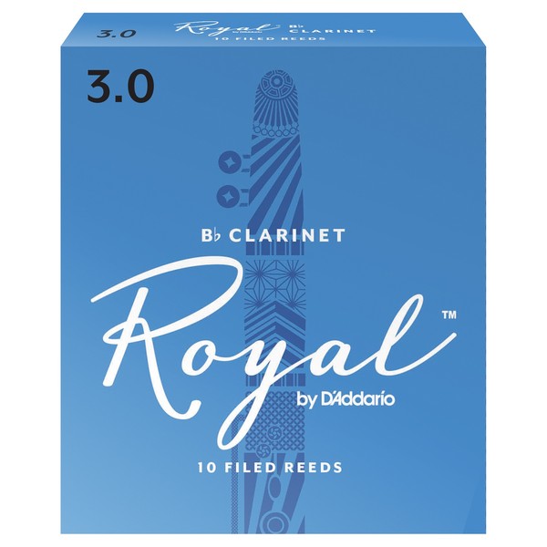 Royal by D'Addario Bb Clarinet Reeds, 3 (10 Pack)