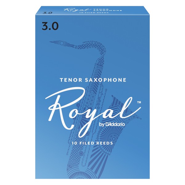 Royal by D'Addario Tenor Saxophone Reeds, 3 (10 Pack)