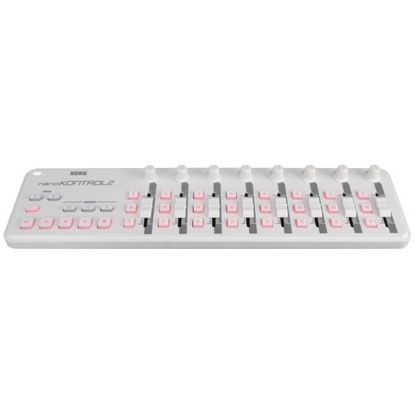 Korg nano KONTROL 2 USB MIDI Controller, White