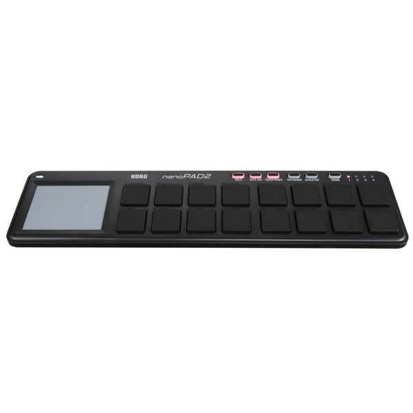 Korg nano PAD 2 USB MIDI Controller, Black - Front