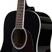 Ashton D20 Dreadnought Acoustic Guitar, Black