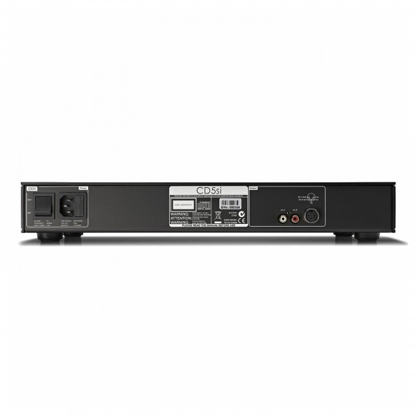 Naim CD5SI High End CD Player, Black Back View