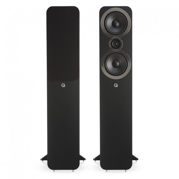Q Acoustics Q 3050i Floorstanding Speaker (Pair), Carbon Black