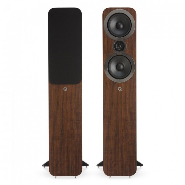 Q Acoustics Q 3050i Floorstanding Speaker (Pair), English Walnut
