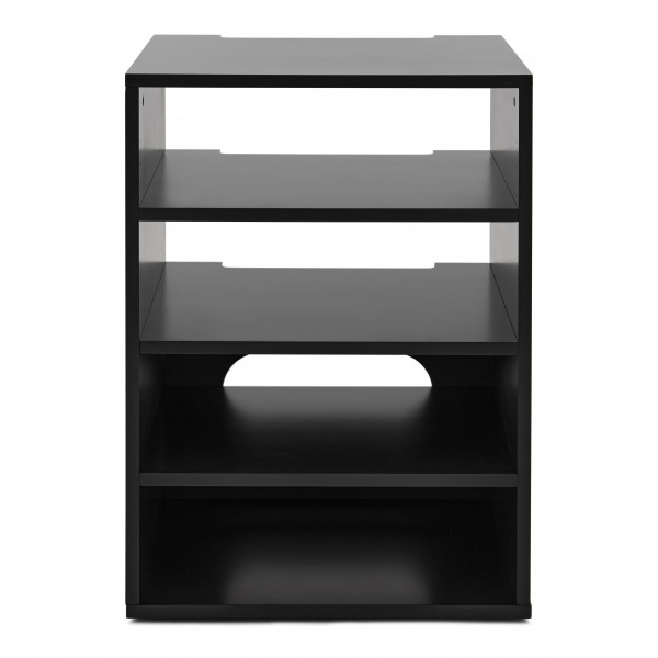 AVCOM Hifi Cabinet 4 Shelf, Black