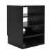 AVCOM Mueble de HiFi de 4 Compartimentos, Negro