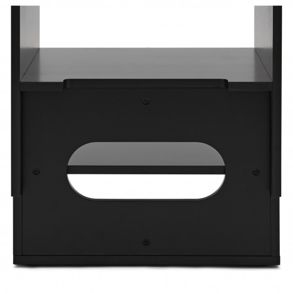 AVCOM Hifi Cabinet 4 Shelf, Black