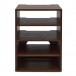 AVCOM Hifi Cabinet 4 Shelf, Walnut