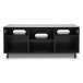 AVCOM Mueble de TV Grande, Negro