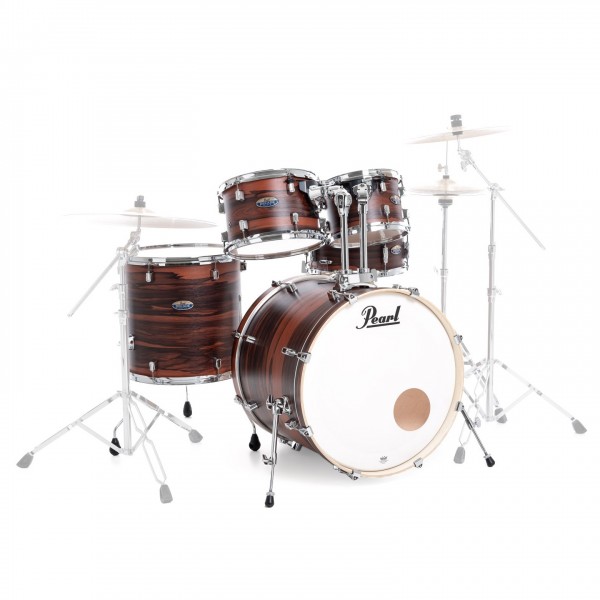 Pearl Decade Maple 22'' Am Fusion Shell Pack, Matte Dark Walnut