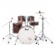 Pearl Decade Maple 22'' Am Fusion Shell Pack, Matte Dark Walnut - Front