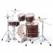 Pearl Decade Maple 22'' Am Fusion Shell Pack, Matte Dark Walnut - Back Angle 2