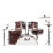 Pearl Decade Maple 22'' Am Fusion Shell Pack, Matte Dark Walnut - Rack Toms