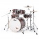 Pearl Decade Maple 22'' Am Fusion Shell Pack, Matte Dark Walnut - Front Angle