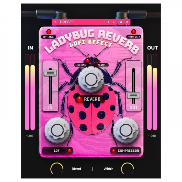 Safari Pedals Ladybug Lofi Reverb