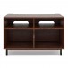 AVCOM Mueble de TV Pequeño, Walnut