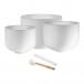 Meinl Sonic Energy 3-piece Crystal Singing Bowl Set, G4 / E4 / C4