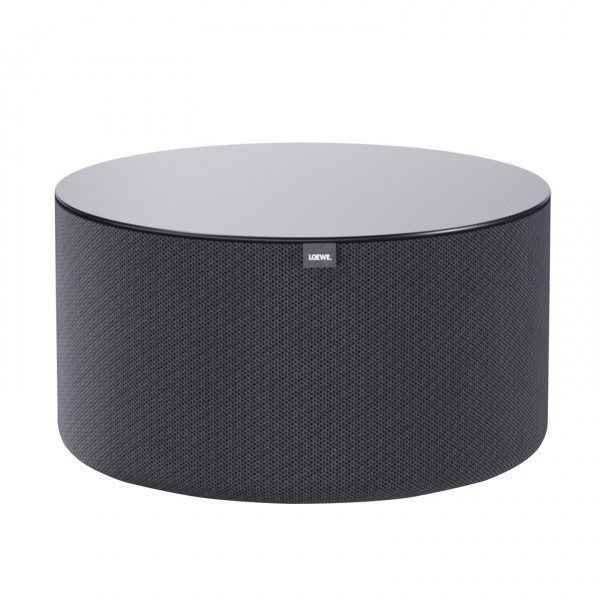 Loewe Klang Sub 1 Wireless Subwoofer, Basalt Grey Front View