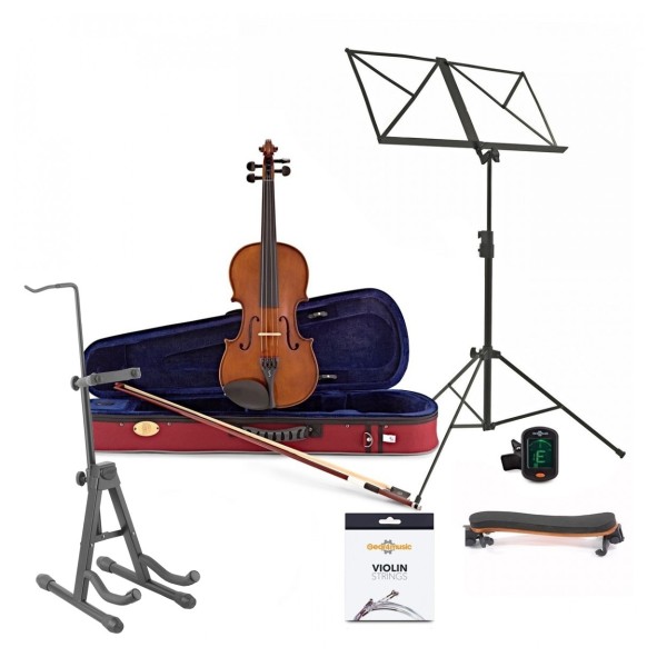 Stentor Student 2 Violin Outfit, Full Size and Accessories Bundle