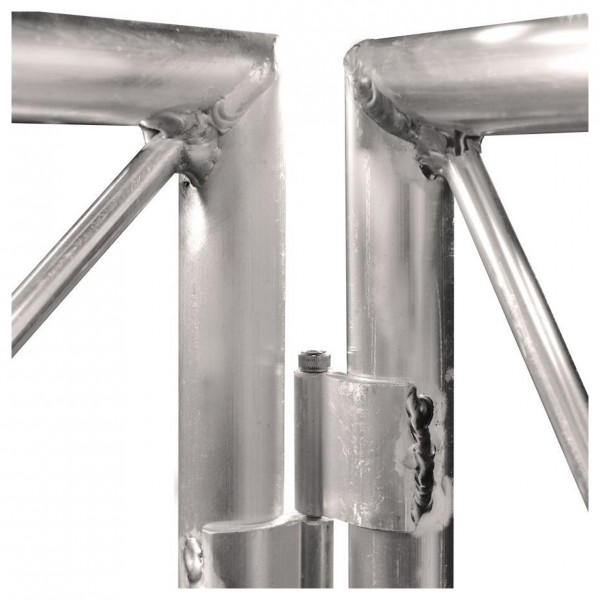 Accu-Stand Event Table 2, Silver - Corner Detail
