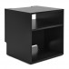 AVCOM Mueble de HiFi Pequeño, Negro