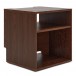 AVCOM Mueble de HiFi Pequeño, Walnut