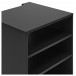 AVCOM Hifi Cabinet, 3 Shelf, Black