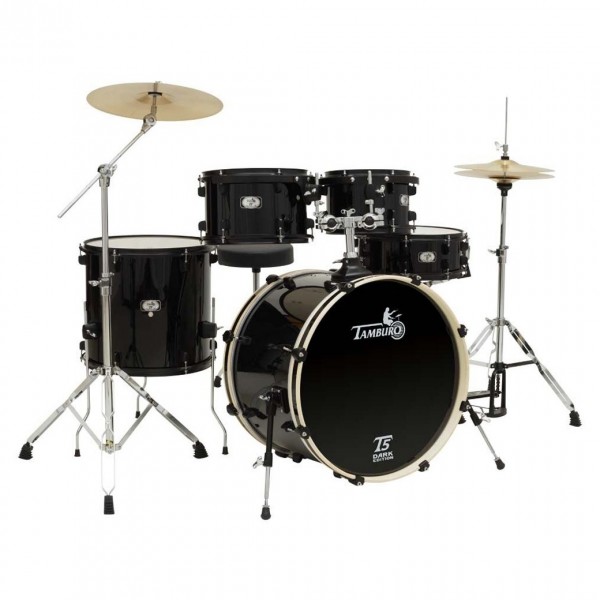 Tamburo T5 Dark Edition 22'' 5pc Drum Kit, Black