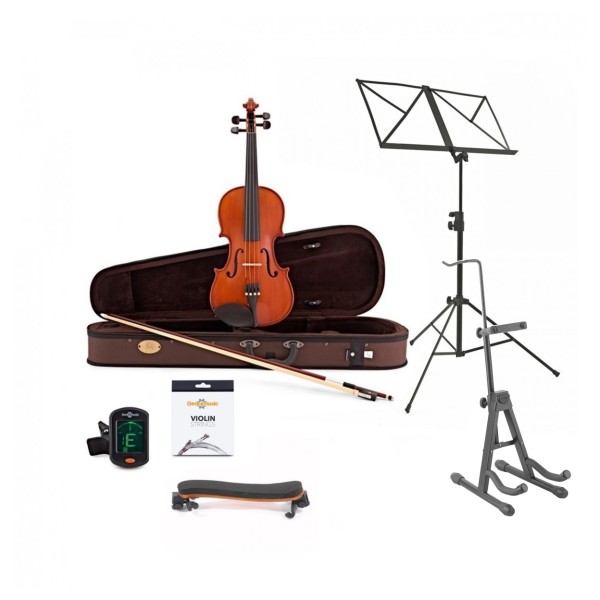 Stentor Student Standard Violin Outfit, Full Size and Accessories Bundle