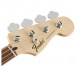 Fender Standard Jaguar Bass PF, Ghost Silver Headstock