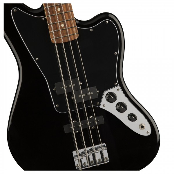 Fender Standard Jaguar Bass, Pau Ferro, Black Controls