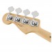Fender Standard Jaguar Bass, Pau Ferro, Black Headstock back