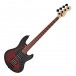 Sandberg California II TM Super Light 4-String Bass, Redburst Matte