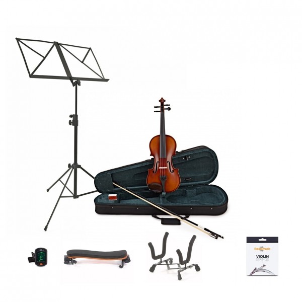 Primavera 200 Violin Outfit, Full Size and Accessories Bundle