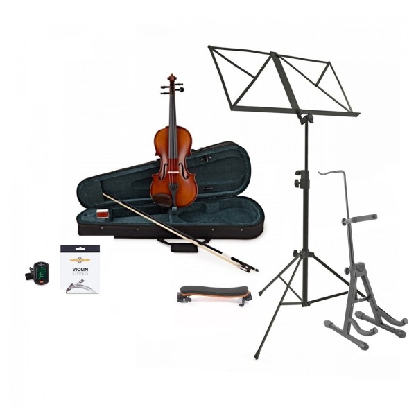 Primavera 200 Violin Outfit, Full Size and Accessories Bundle