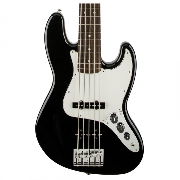 Fender Standard Jazz Bass V PF, Black at Gear4music