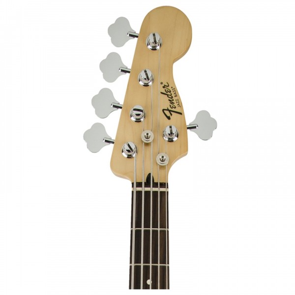 Fender Standard Jazz Bass V 5-String Bass Guitar headstock
