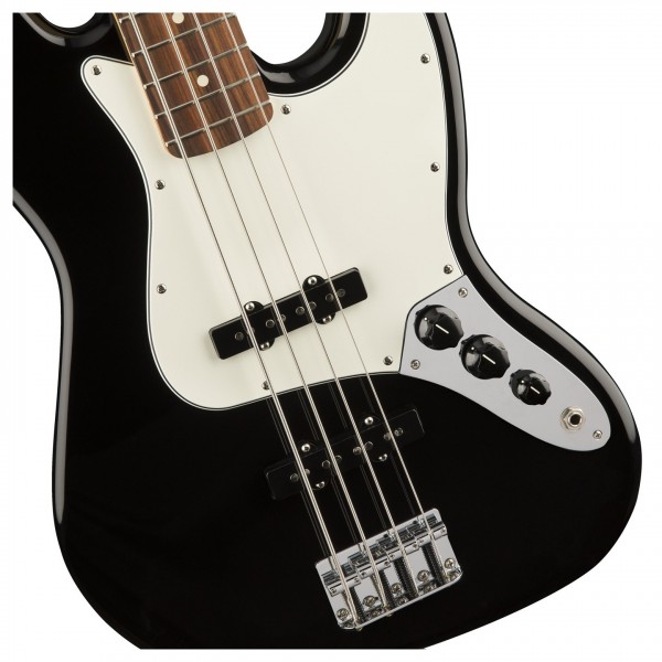 Fender Standard Jazz Bass, Pau Ferro, Black Controls
