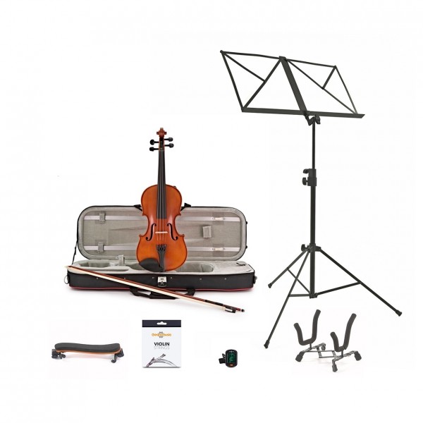 Hidersine Vivente Violin Outfit, Full Size and Accessories Bundle