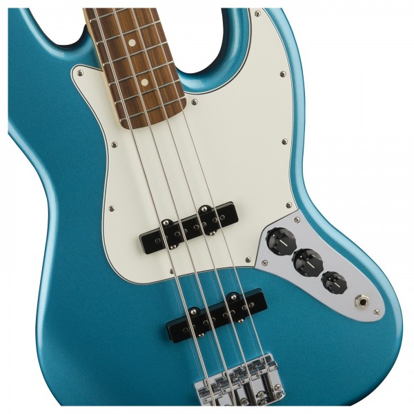 Fender Standard Jazz Bass, Pau Ferro, Lake Placid Blue Controls