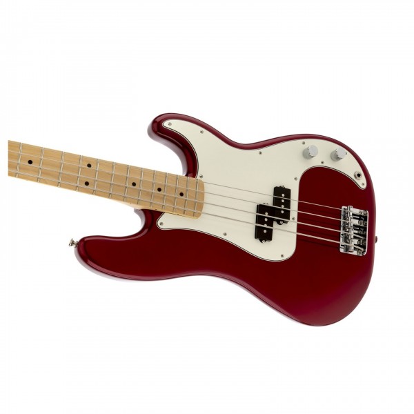 Fender Standard Precision Bass MN, Candy Apple Red at Gear4music